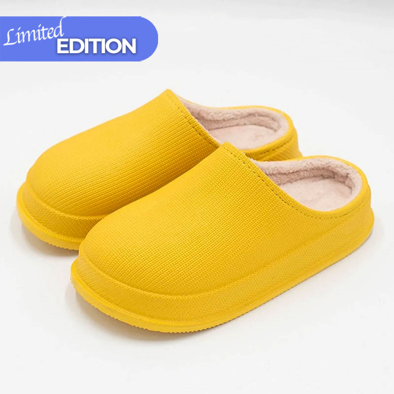 Yellow / 4 Slipper The Cloudies™ - Fur Cloud Slides