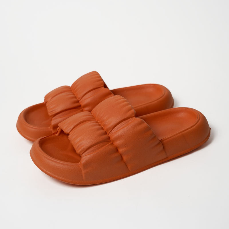 Orange / 5.5 Slipper The Cloudies™ - Mules Cloud Slides