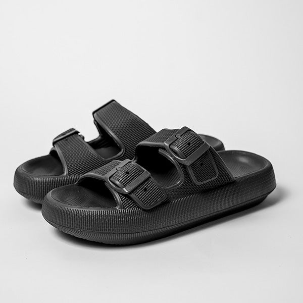 Black / 4.5 Slipper The Cloudies™ - Best Sandals For Tired And Swollen Feet Cloud Slides