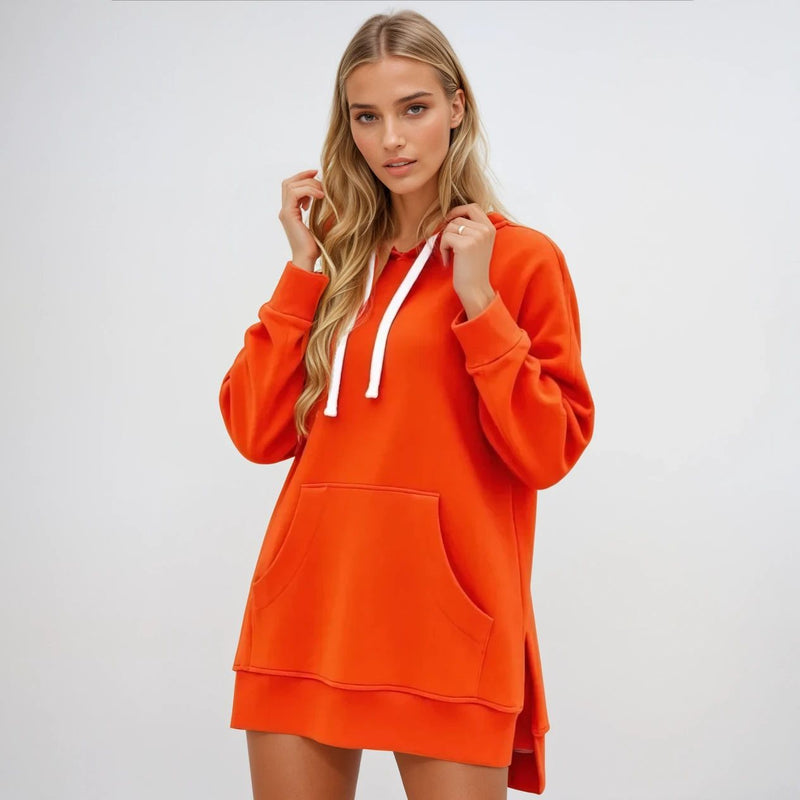 OVERSIZED HOODIE DRESS